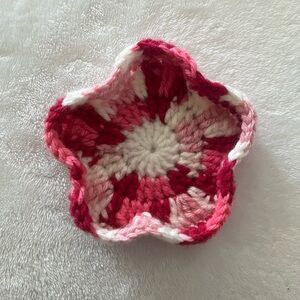 Handmade Crochet Flower Bowl